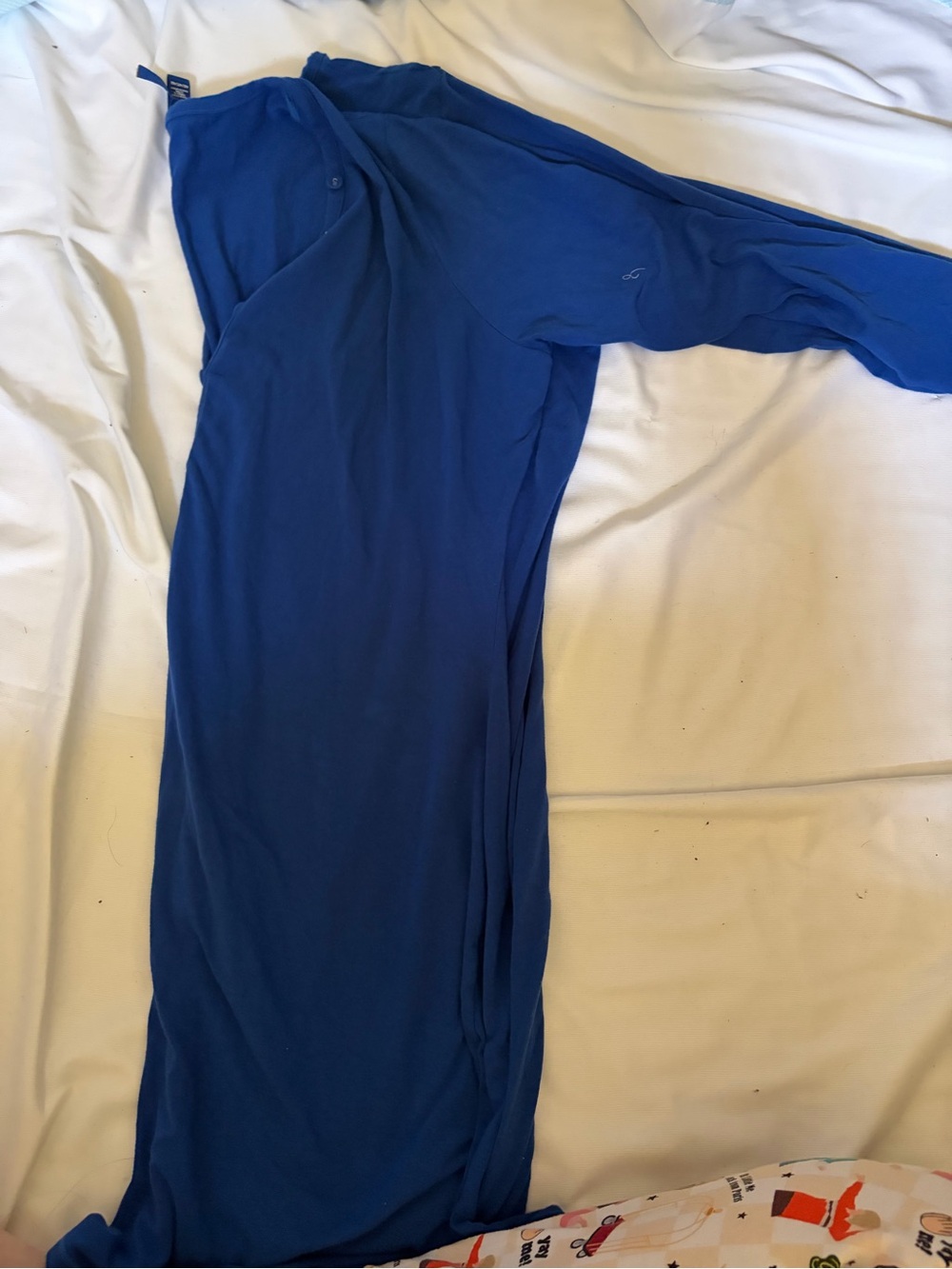 SKIMS Blue Long Sleeve romper